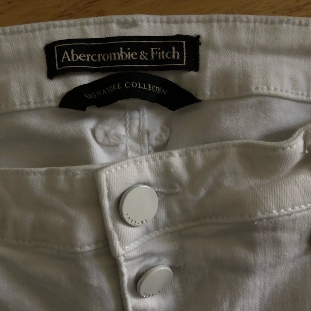 Abercrombie White Jeans